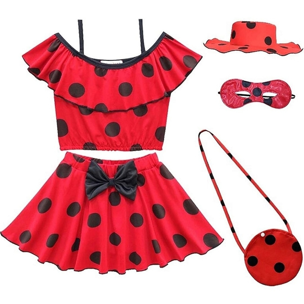 Girls Ladybug Tankini
